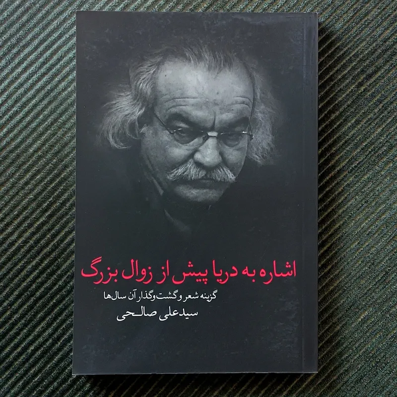 اشاره به دریا پیش از زوال بزرگ: گزینه‌شعر و گشت‌وگذار آن سال‌ها. سیدعلی صالحی