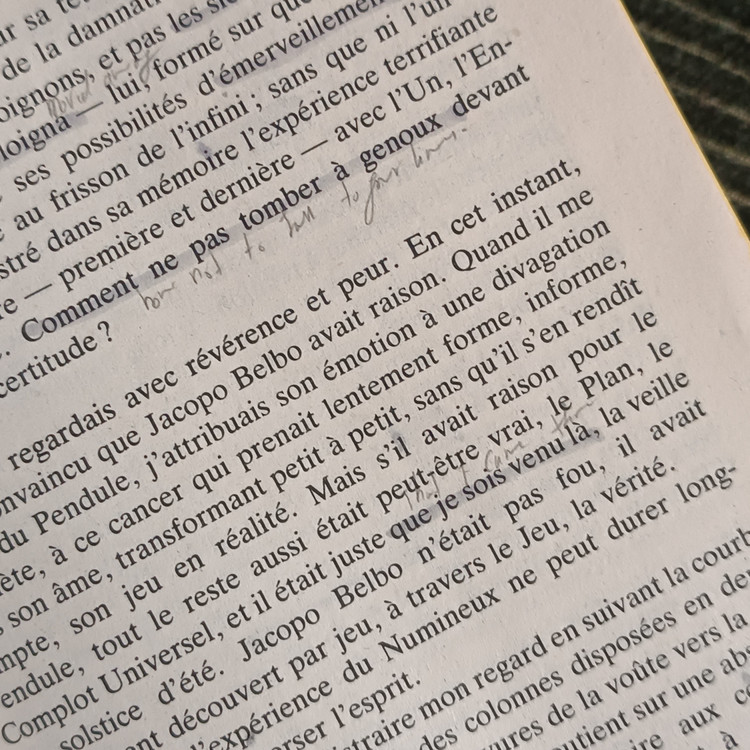 Le pendule de Foucault, Umberto Eco آونگ فوکو، اومبرتو اکو (ترجمهی فرانسوی)